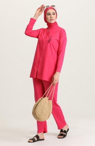 Fuchsia Modest Swimwear 02180-05