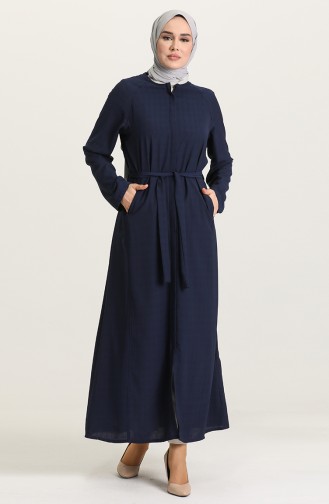 Dunkelblau Abayas 6888-02