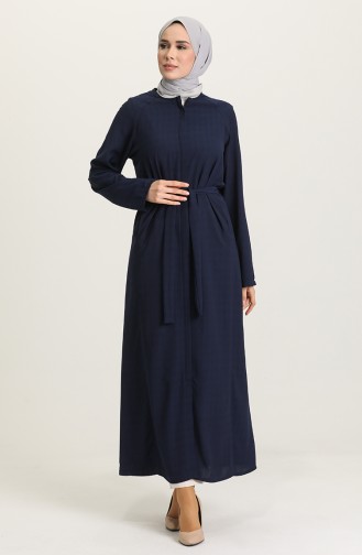 Abayas Bleu Marine 6888-02