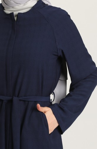 Navy Blue Abaya 6888-02