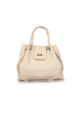 Beige Schultertasche 04-08