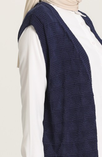 Gilet Sans Manches Bleu Marine 0623-05