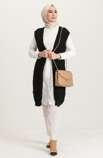 Black Gilet 0623-07