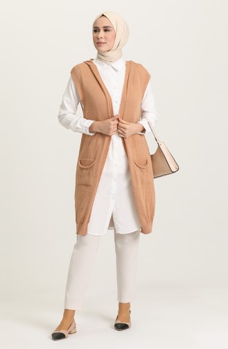 Milk Coffee Waistcoats 0626-07