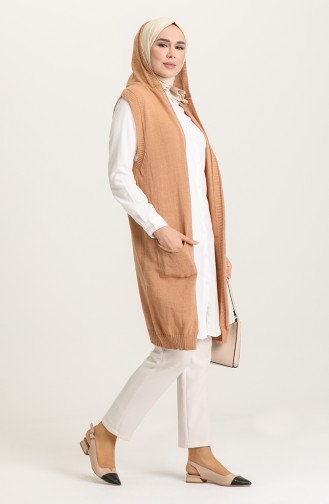 Milk Coffee Waistcoats 0626-07