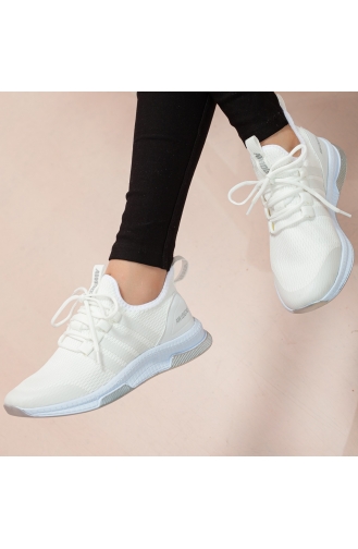 Kadın Spor Ayakkabı BYZ07-01 Beyaz