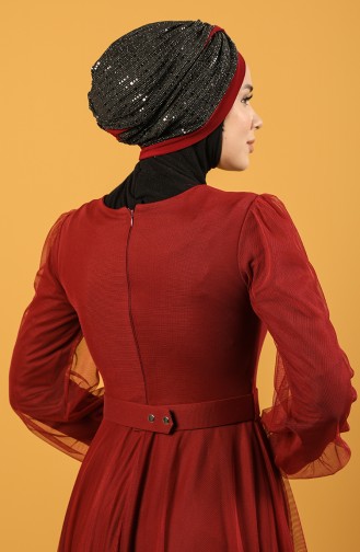 Claret Red Ready to Wear Turban 0045-02