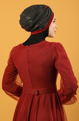 Claret red Ready to wear Turban 0045-02