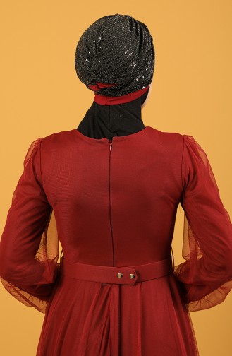 Claret Red Ready to Wear Turban 0045-02