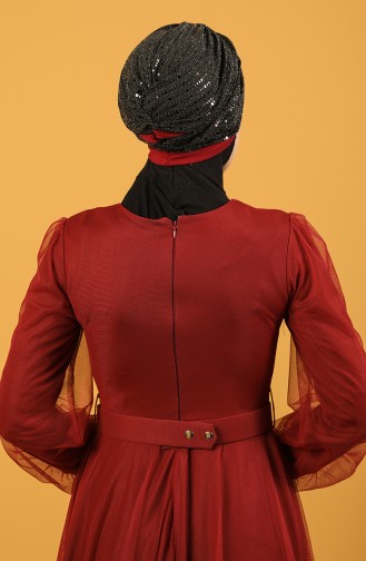 Claret red Ready to wear Turban 0045-02