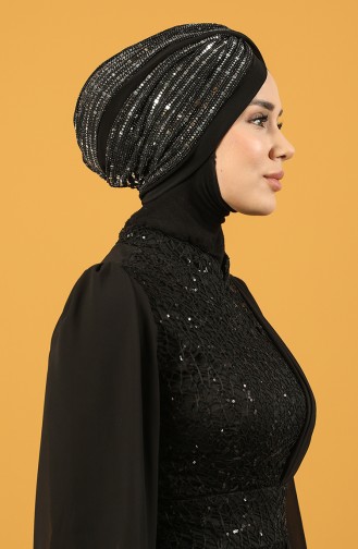 Black Ready to Wear Turban 0045-05