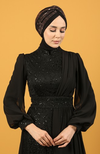 Black Ready to Wear Turban 0045-09