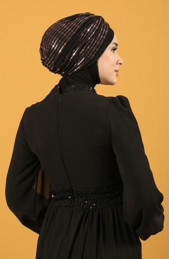 Black Ready to wear Turban 0045-09