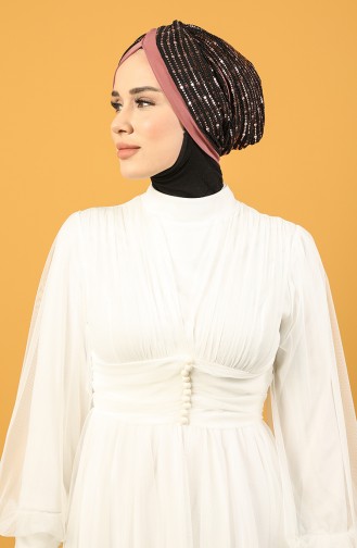 Black Ready to Wear Turban 0045-10