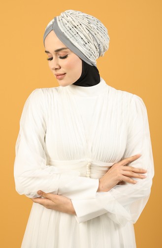 Cream Ready to wear Turban 0045-14