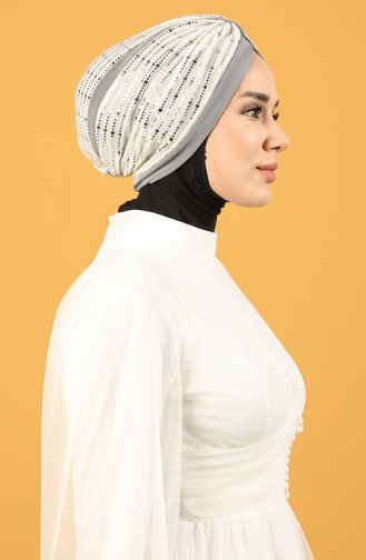 Cream Ready to Wear Turban 0045-14