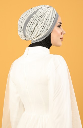 Cream Ready to wear Turban 0045-14