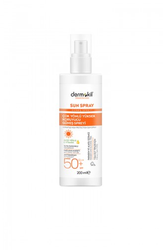 Dermokil 50 SPF Güneş Spreyi 200 Ml 08521