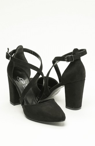 Bayan Ayakkabı S11-2-08 Siyah Süet