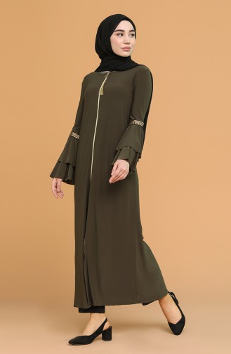 Khaki Abaya 4315-01