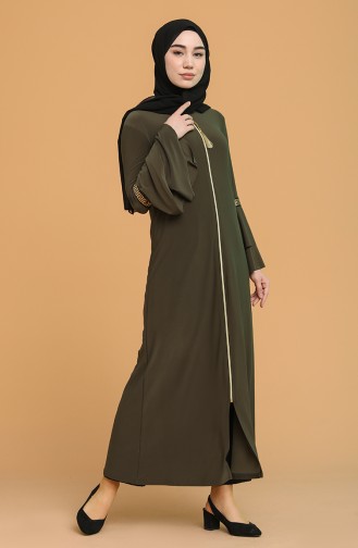 Khaki Abaya 4315-01