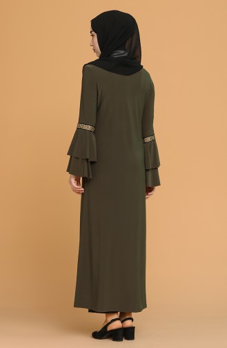 Khaki Abaya 4315-01