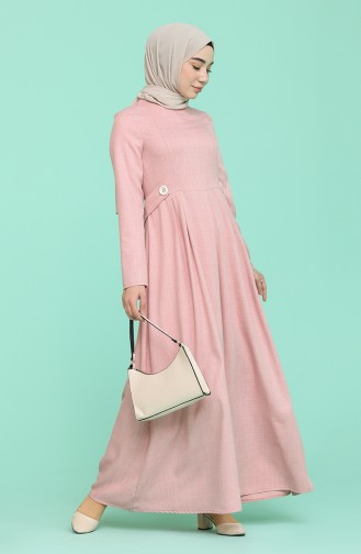 Robe Hijab Poudre 3272-01