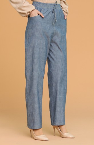 Pantalon Bleu Marine 3500B-01