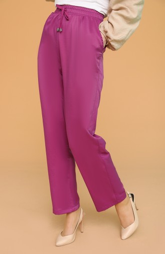 Dunkel-Fuchsia Hose 0190A-01