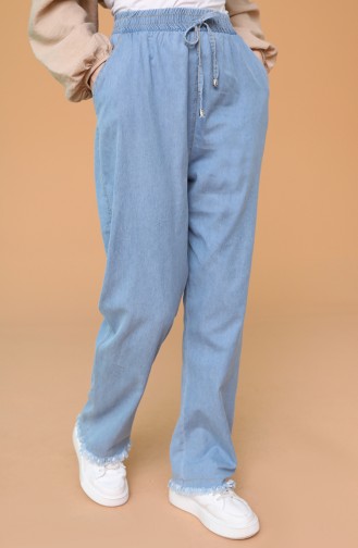 Pantalon Bleu 3502A-01