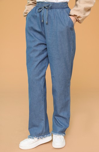 Pantalon Bleu Jean 3502A-02