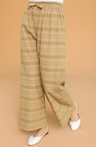 Oil Green Pants 4198-01