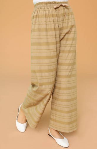 Oil Green Pants 4198-01