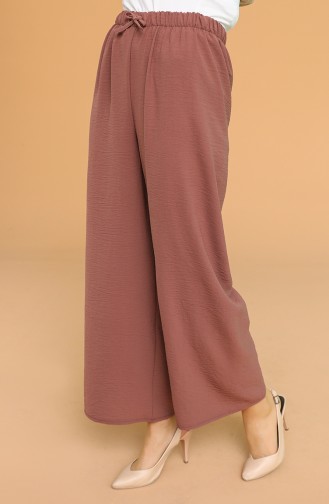 Bol Paça Pantolon 5632-10 Gül Kurusu