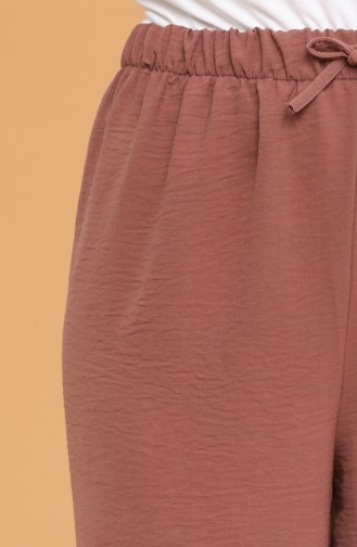 Bol Paça Pantolon 5632-10 Gül Kurusu