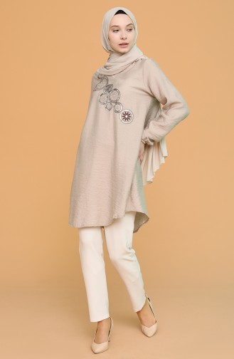 Beige Tunikas 1245-03