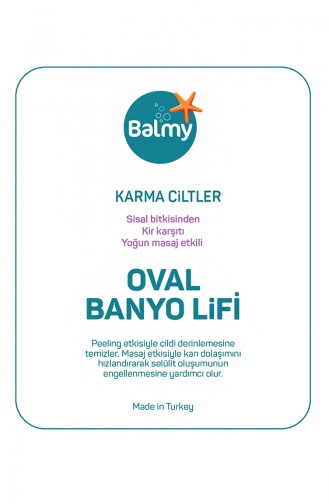 Sisal Oval Banyo Lifi 10809