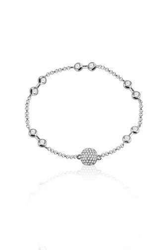 Silver Gray Bracelet 0255G