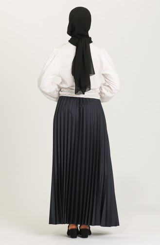 Navy Blue Skirt 2453-02