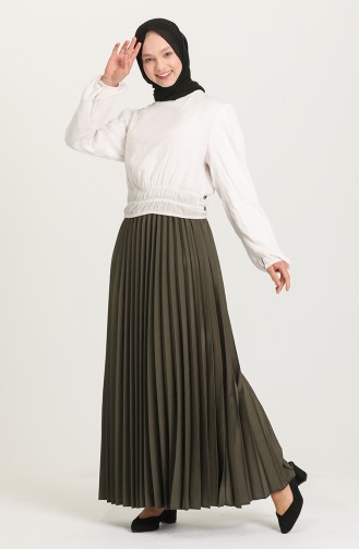 Khaki Skirt 2453-03