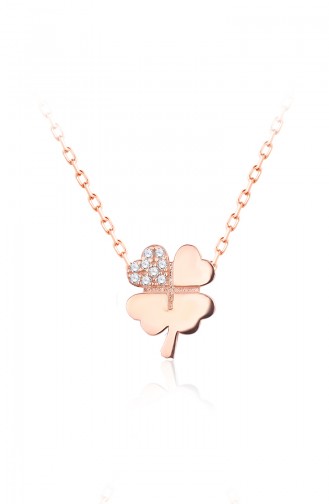 Collier Peau Rose 0130