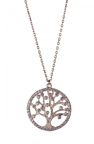 Collier Peau Rose 011-1
