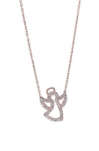 Collier Peau Rose 013-1