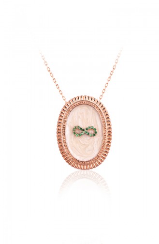 Collier Peau Rose 0153