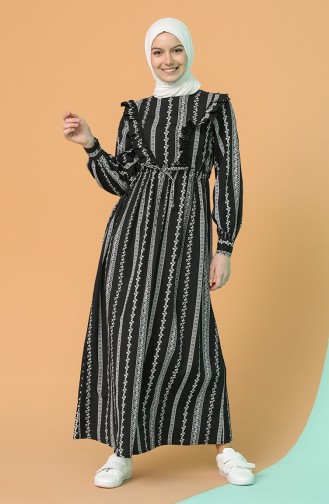 فستان أسود 4347-01