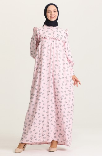 Pink Hijab Dress 21Y8337-04