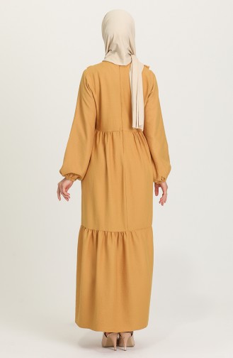 Robe Hijab Moutarde 21Y8356-01