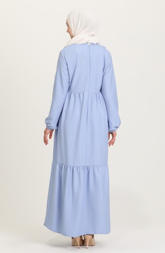 Robe Hijab Bleu 21Y8356-08