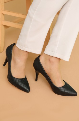 Chaussures a Talons Noir 120-01