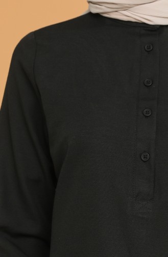 Mandarin Collar Tunic 2538-01 Black 2538-01